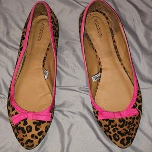 Cheetah print flats size 9.5